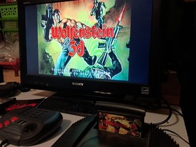 Atari Jaguar Console Lot, 2x Controllers, and Games, including Alien vs Predator