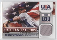 2014 Panini Elite Extra Edition USA Baseball 18U Game Jerseys Austin Bergner 6f8