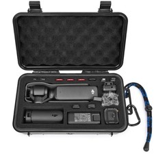 Lekufee Travel Waterproof Hard Case Compatible 9.5 x 5.8 x 2.7 inches, Black
