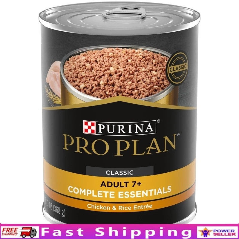 Senior Dog Food Wet Chicken Pate High Protein Immune Support 13oz Value Pack New