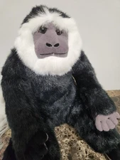 K&M International Black & White Colobus Monkey Vintage plush
