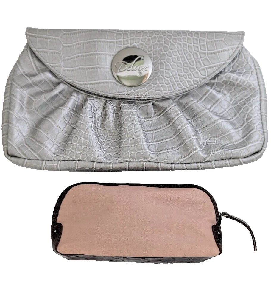 Damentasche Kosmetiktasche gefütterter Kulturbeutel Make-up Tasche ohne Gürtel