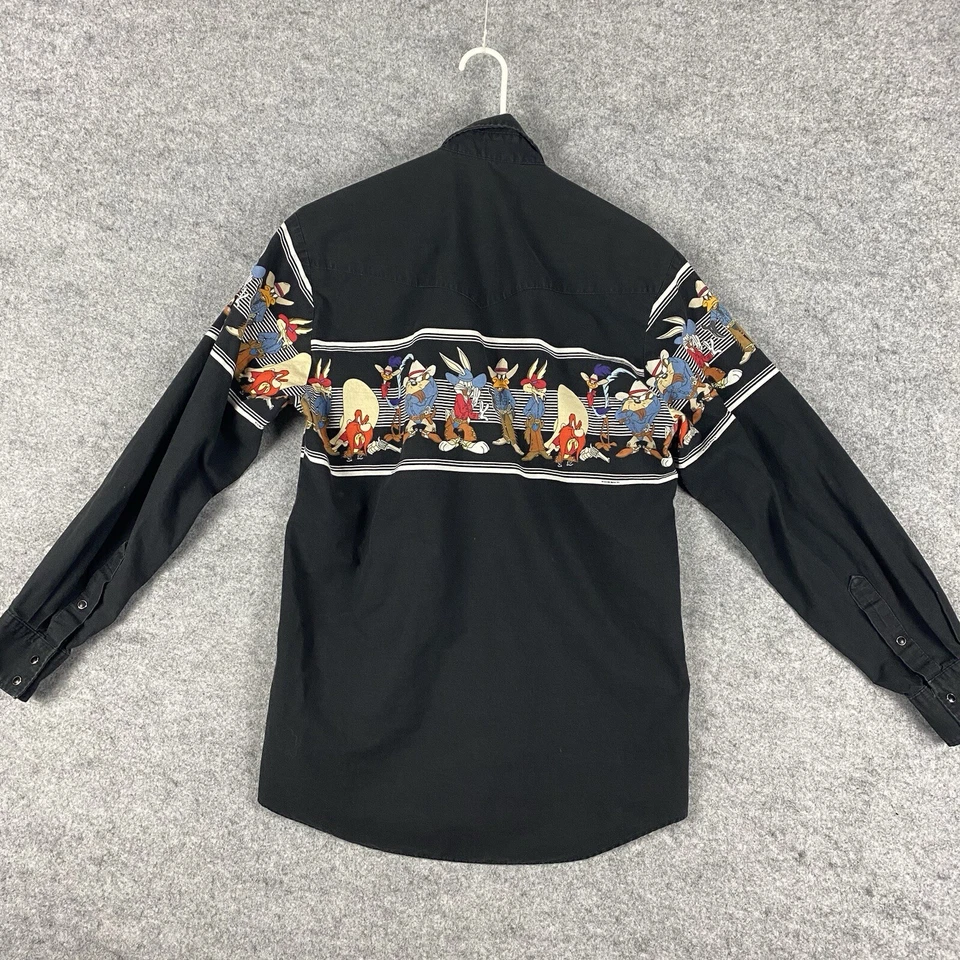 Looney Tunes Shirt Mens M Bugs Bunny Daffy Duck Tasmanian Road Runner Yosemite - Image 3 of 4