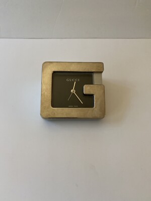 Authentic Gucci G Desk Clock - Tom Ford Era Retail $995 | eBay