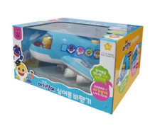 Pinkfong Baby Shark Sing along Airplane Toy Baby Shark Song LED Light