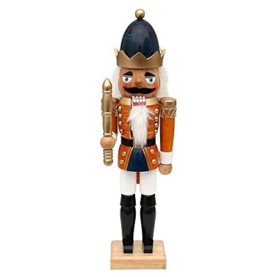 Riesen Nußknacker Nussknacker Nutcracker König  45 cm farbig 30241