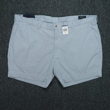 Polo Ralph Lauren Shorts Mens 42 Blue White Striped Classic Fit Chino 6" NWT
