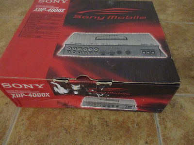 NEW Sony XDP-4000X Mobile ES Digital Sound Processor Crossover