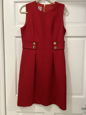 anne klein red dress | eBay