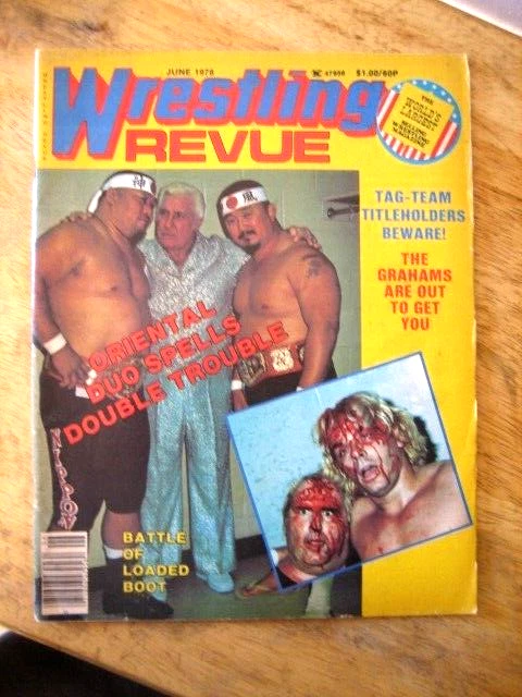 VTG Inside Wrestling April 1978 Magazine Dusty Rhodes