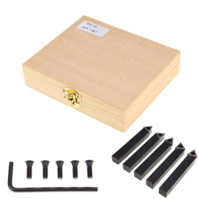 VEVOR 4PCS 1/4 In Lathe Turning Tool Indexable Carbide Inserts With Storage Box P 010425113299 - Foto 10