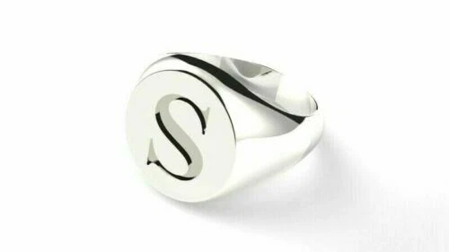 Sterling Silver Signet Rings for Men