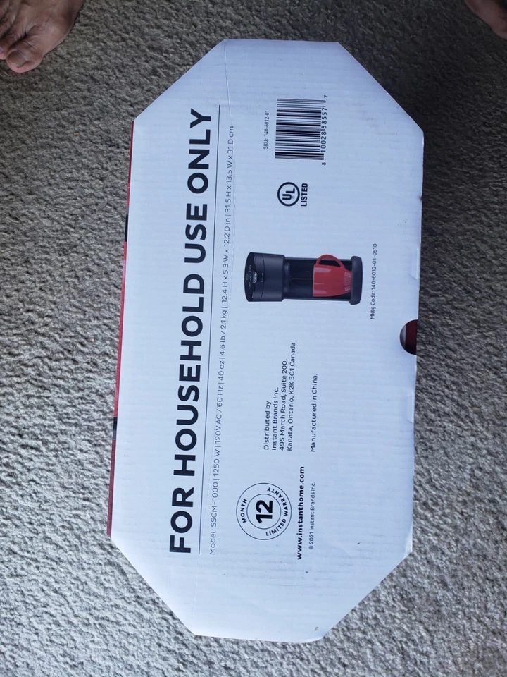 Cafetera individual INSTANT POT negra mate NUEVA  Foto 4 de 4