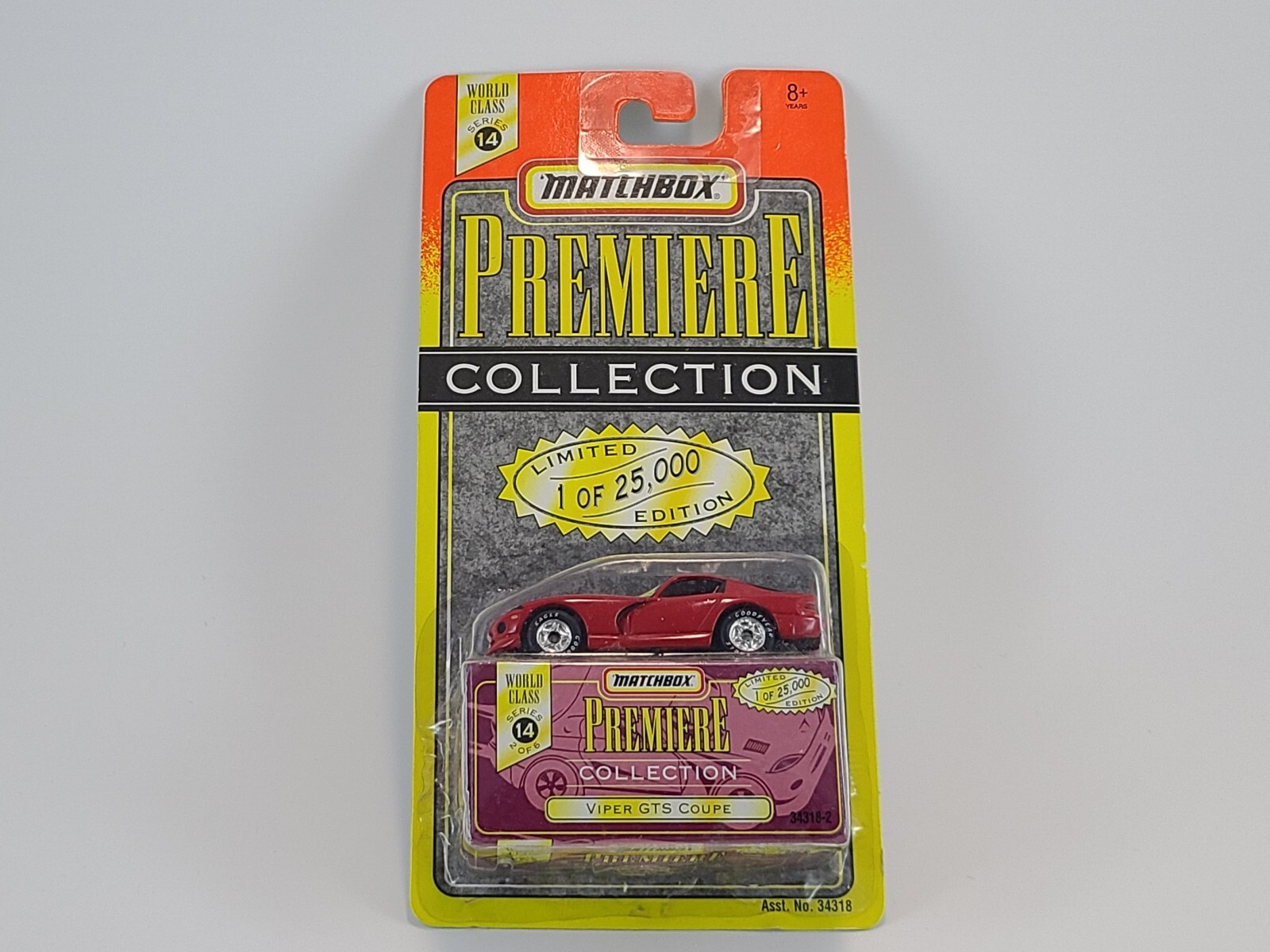 Matchbox Premiere Collection  1:64 Dodge Viper GTS Coupe | Limited Ed. | 1997