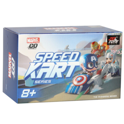 ZD Toys Genuine MARVEL-GO SPEED KART SERIES Blind Box Figure Toy