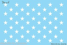 Joanie Stencil Patriotic 50 1" Stars Proud American Liberty Flag Country Sign