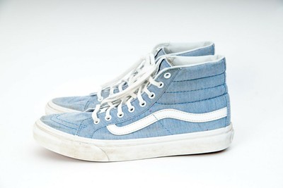 pale blue vans