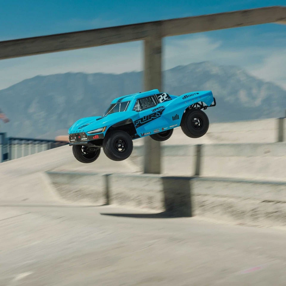 Arrma 3221ST2 1:10 FURY 2WD RTR Brushed Short Course Truck blau - Bild 3 von 4