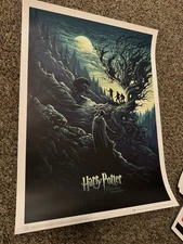 Harry Potter "The Shadow of the Werewolf" Dan Mumford Print Art Poster OOP MINT