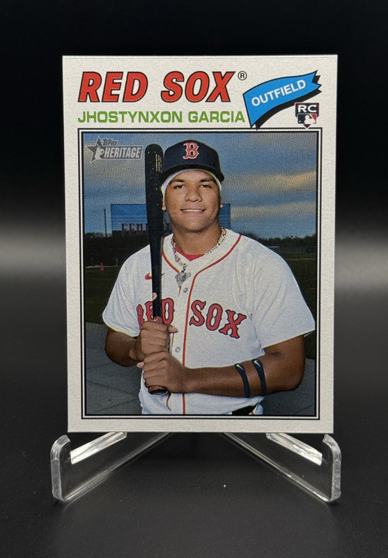 Topps Heritage 2026 Jhostynxon Garcia RC Boston Red Sox Rookie #112