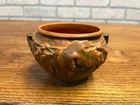 Vintage 1940s Roseville Pottery Small Jardiniere Bowl Vase 657-3