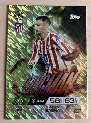 Topps Match Attax CL Extra 2025-26 No. 182 Alex Baena Wingman