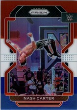 2022 Panini Prizm WWE Prizms Red White and Blue #143 Nash Carter - WS