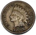 1898 Indian Head Cent Penny Good Condition 1c One Cent US Coin- 0751