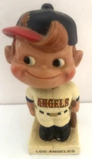 Vintage 1960s Los Angeles Angels Bobblehead/Nodder 6-1/4" Tall