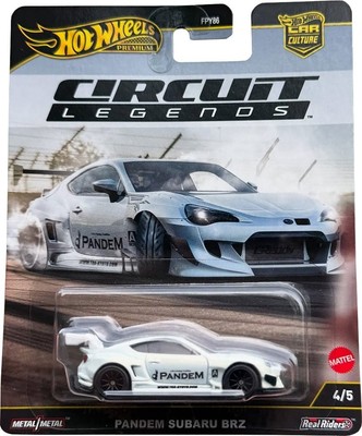 READY STOCK] HOT WHEELS PREMIUM PANDEM SUBARU BRZ CIRCUIT LEGENDS
