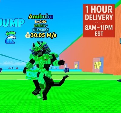 Escape Tsunami For Brainrots!   Diamond Infinity Anububu (Lvl 240)
