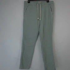 Marine Layer Pants Mens Medium Blue Drawstring Waist Pockets Tapered Leg Jogger