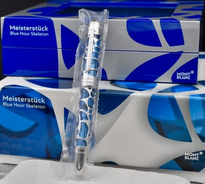 MONTBLANC 2015 Meisterstück 149 Skeleton Blue Hour Fountain Pen M