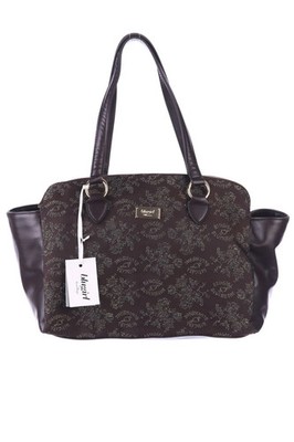 BLUGIRL Blumarine Handtasche Blumen dunkelbraun 424021 NEU#2917