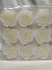 Floating Rose Candles 9 Pack New Never Used In Box Great Gift