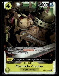 Charlotte Cracker OP03-108 Super Rare Pillars of Strength One Piece TCG