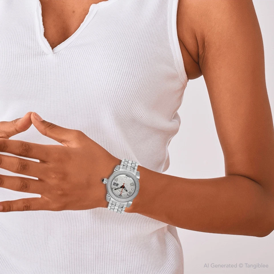 Women's Stainless Steel Watch | Aqua Master 34 mm - Image 4 of 4