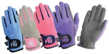 Image of KIds Riding Gloves HY5 Everyday Two Tone Gloves Child Large Navy