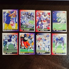 1991 Score - Eight Indianapolis Colts cards