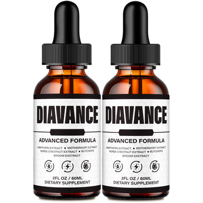 Diavance Drops, Official DiavanceDrops Advanced Blood Formula (2 Pack)