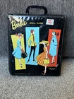 Vintage 1961 Barbie Doll Case Ponytail Black Carrying Case Mattel Original