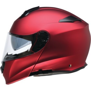 Z1R Solaris 2.0 Modular Full Face Helmet - Satin Red - Adult Size Large