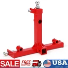 3 Point 2" Receiver Trailer Hitch Cat 1 Tractor Ball Drawbar Adapter For Kubota