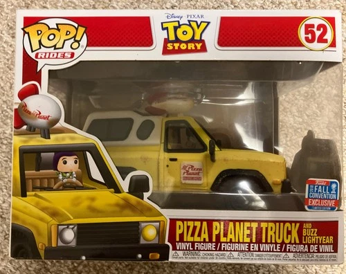 Funko Pop! Rides Disney Pixar Toy Story #52 Pizza Planet Truck + Buzz Lightyear
