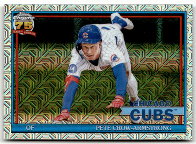2026  Topps  Chrome 75 Years MLB  No. 91C-91  Pete Crow-Armstrong  Mojo