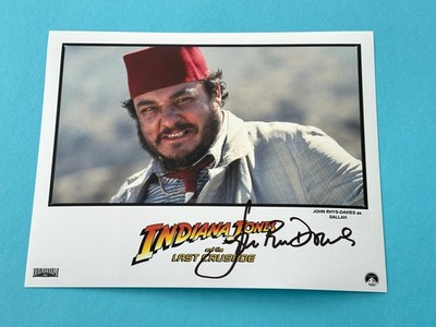 John Rhys Davies   - Indiana Jones   -  signed, original Autogramm !!!