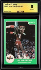 1985 Star Gatorade: #  5 Julius Erving MBA 8 NM-MT