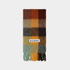 Acne Studios Women's Scarf Multicolor Plaid - Never Worn