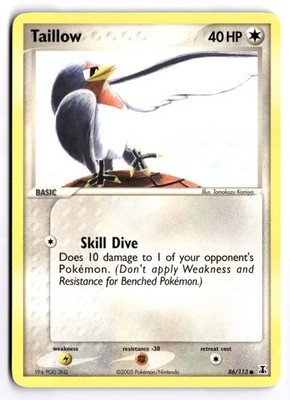 Taillow - DS #86/113 Delta Species Common Normal MP