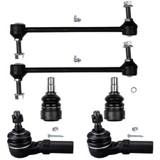 For Ford Mustang 2005-09 6pcs Front Suspension Ball Joint Tie Rod Sway Bar Kit